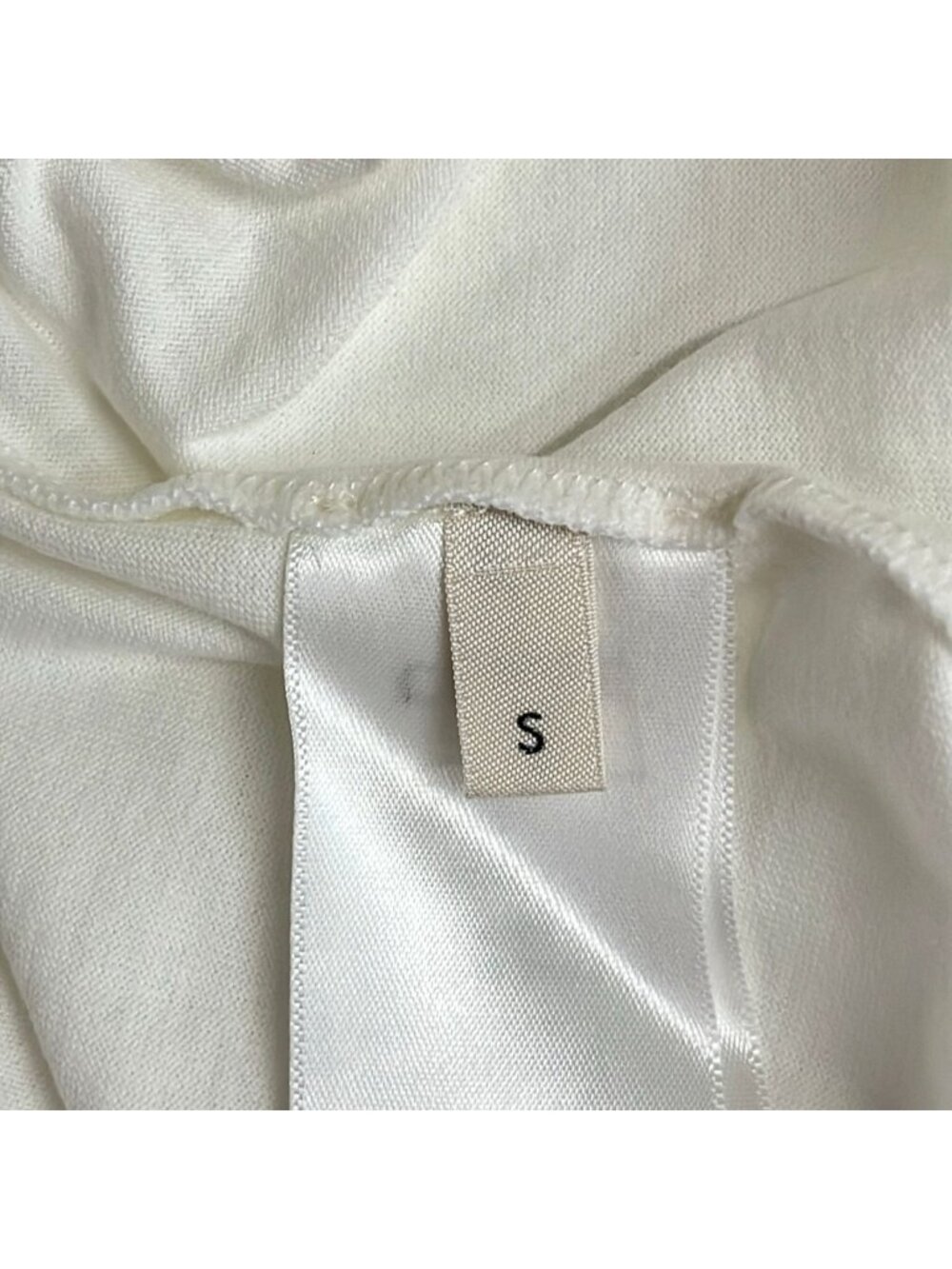 Celine Short Sleeve T-Shirt S Loose White Black Crew - Picture 5 of 5